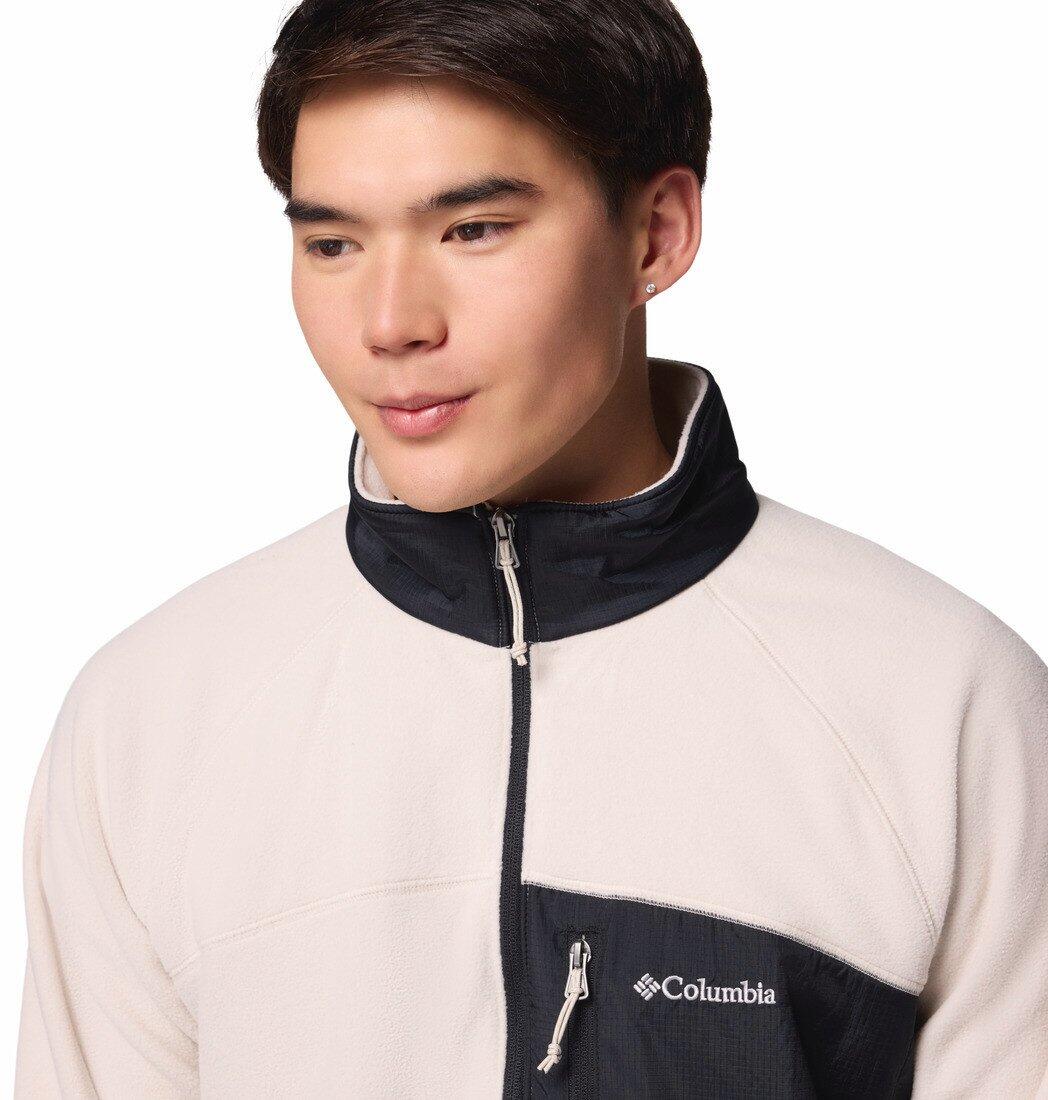 Fleecevesten Truien Heren - COLUMBIA Fast Trek™ Overlay Full Zip - Dark Stone, 7/7