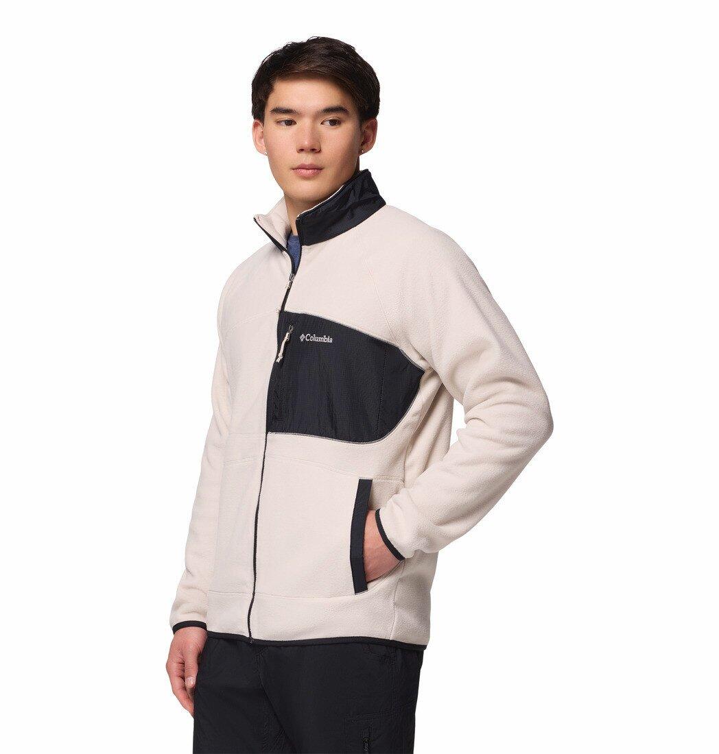 Fleecevesten Truien Heren - COLUMBIA Fast Trek™ Overlay Full Zip - Dark Stone, 6/7