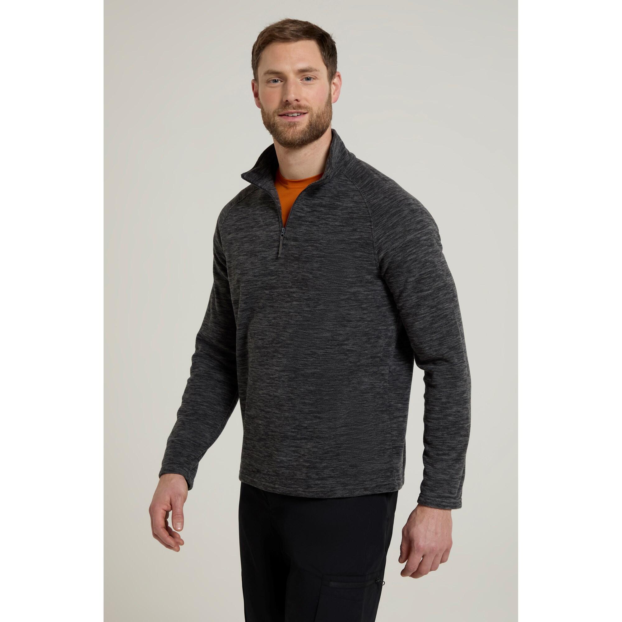 Mountain Warehouse - Mountain Warehouse Polaire Homme Snowdon - Micropolaire Chaude Et Respirante - Polaire - Gris|marron - Decathlon