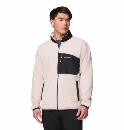 Fleecevesten Truien Heren - COLUMBIA Fast Trek™ Overlay Full Zip - Dark Stone,