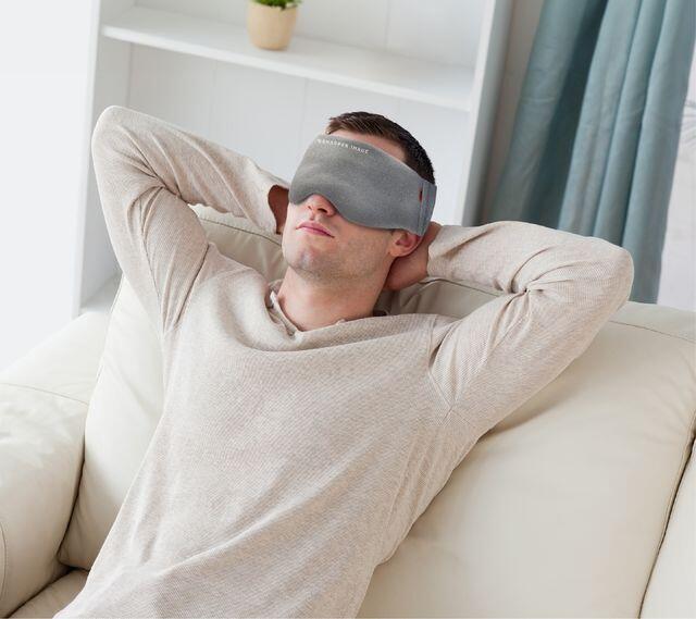 Sharper Image® Masque lesté chaud et froid pour les yeux 3/5