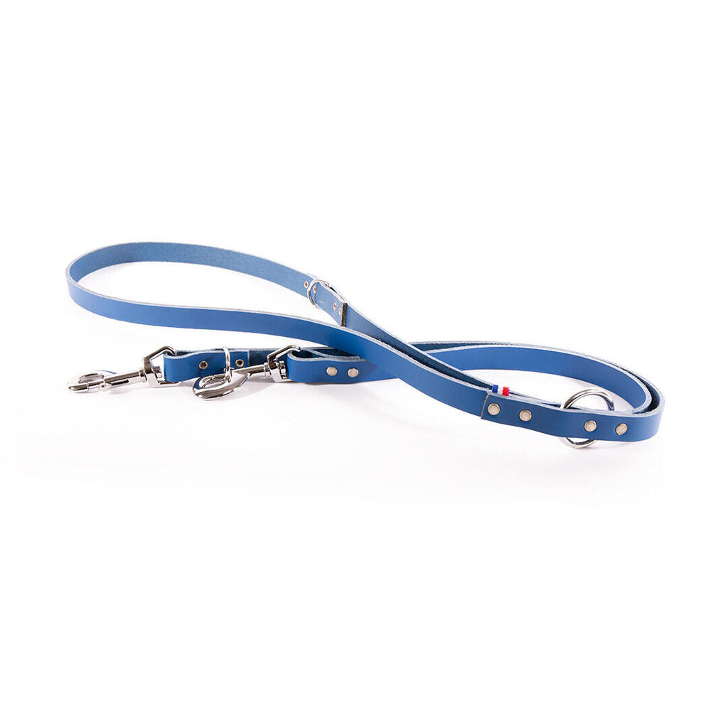 Multicoloured leather dog leash Martin Sellier 499