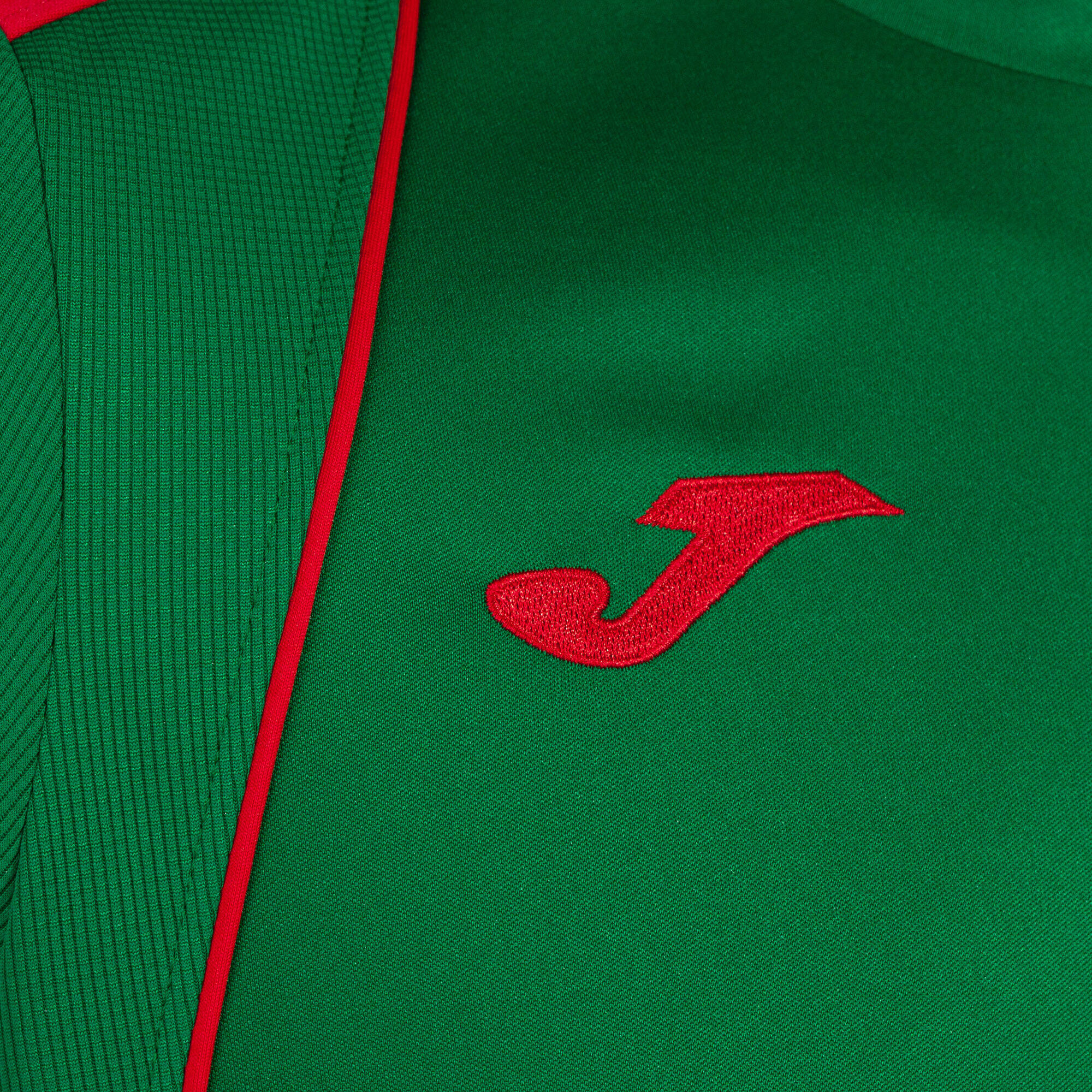 Camiseta Manga Corta Fútbol Niños Joma Championship VII Verde 3/4