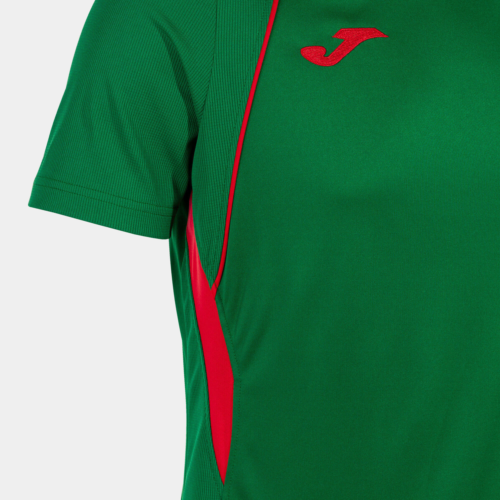 Camiseta Manga Corta Fútbol Niños Joma Championship VII Verde 4/4