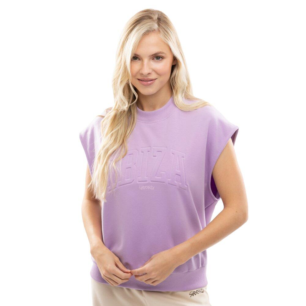 Women Lifestyle ’s sleeveless scuba sweatshirt IBZ Tidal Lilac Purple