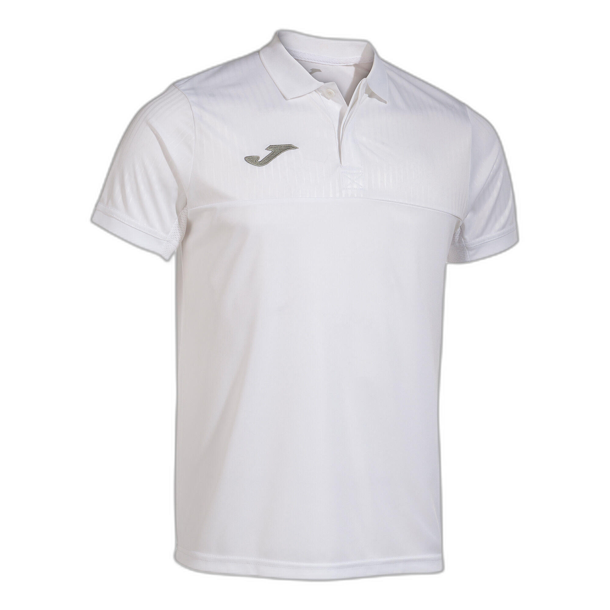 Pólo M/c Padel Homem Joma Montreal Branco 3/4