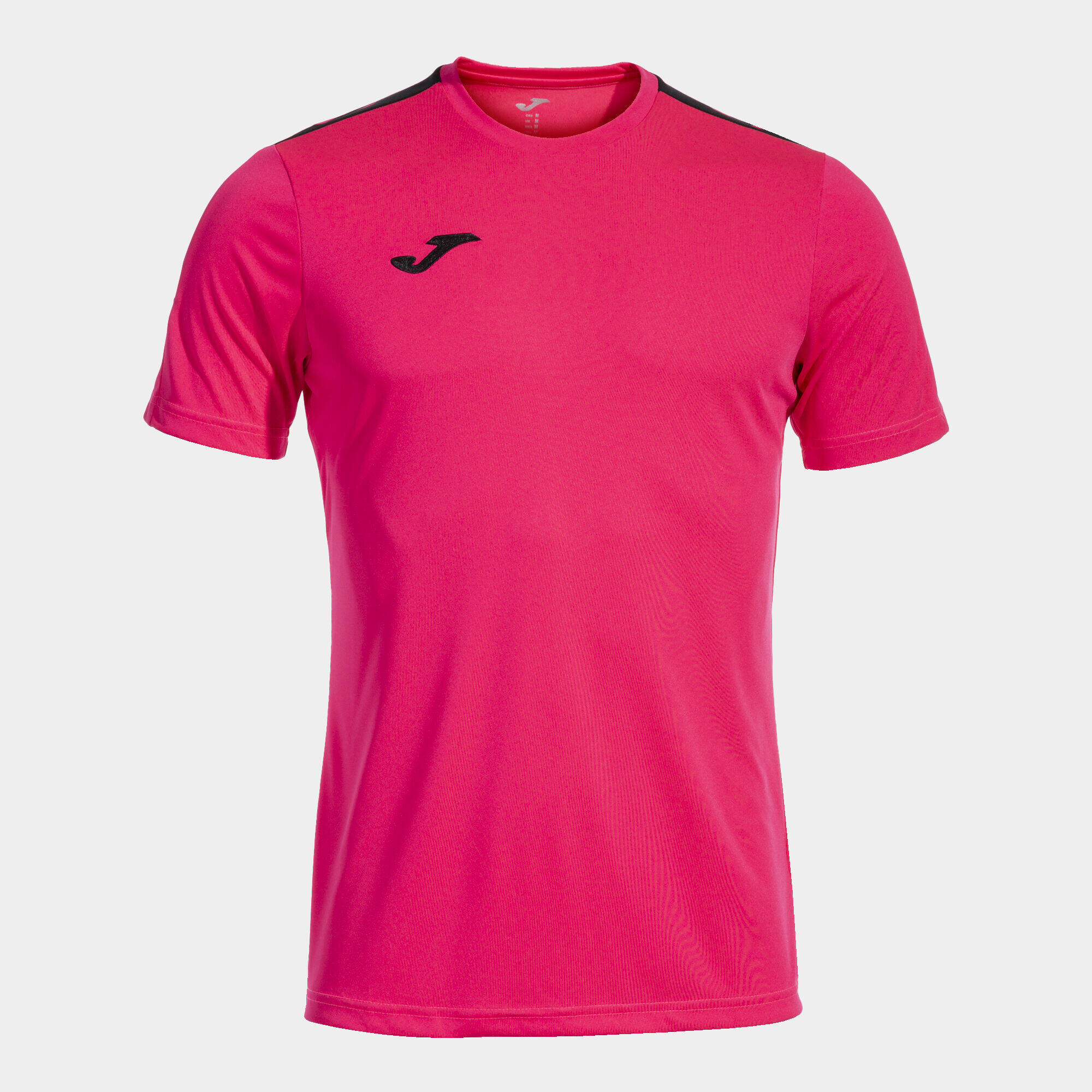 Joma - Maillot Manches Courtes Football Homme Joma Olimpiada Fuchsia - T-shirt Manches Courtes - Noir|rose - Decathlon