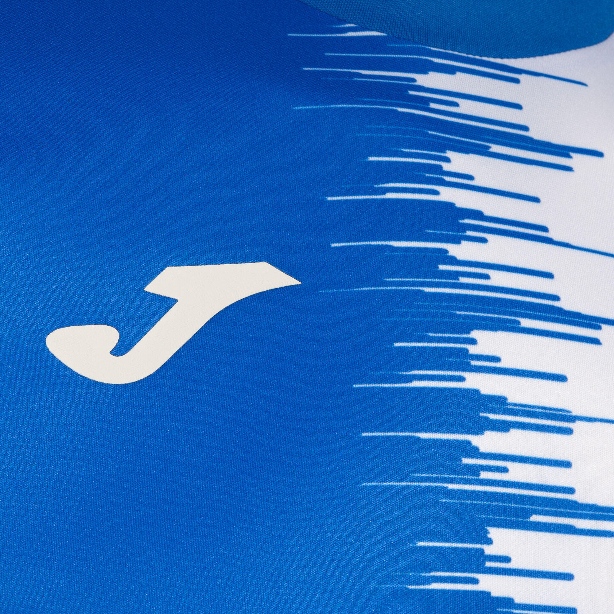 Maillot Manches Courtes Football Homme Joma City II Bleu Roi 3/4