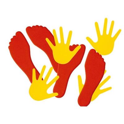 Bodenmarkierung für Hände und Füße Tremblay CT (x10)