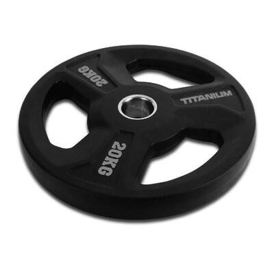 Premium Gummischeiben mit 3 Tri-Grip Griffen 20