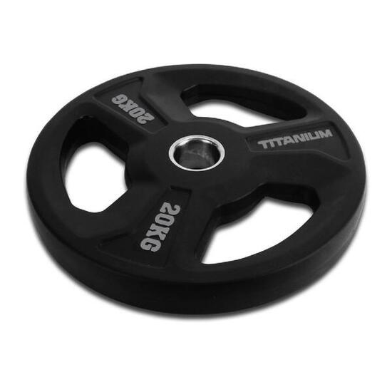 Premium Gummischeiben mit 3 Tri-Grip Griffen 20