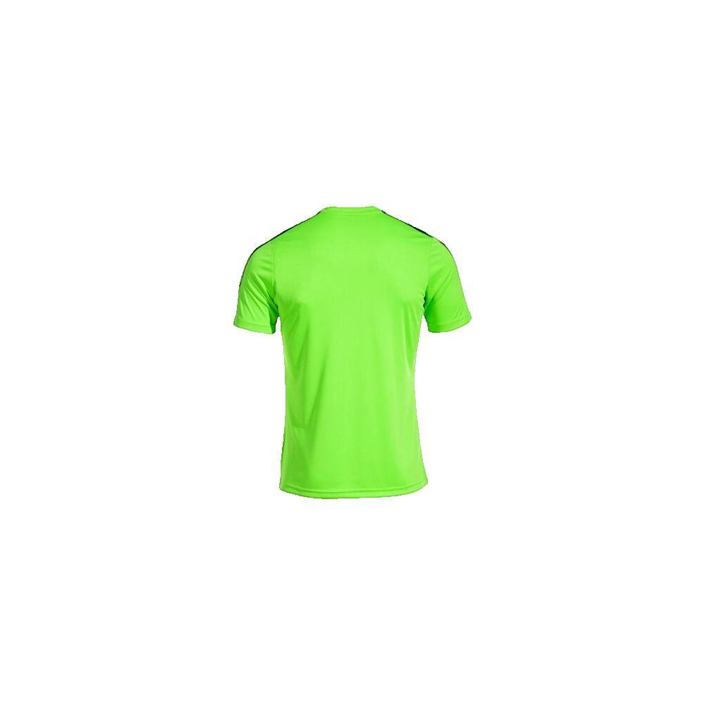 Maillot Manches Courtes Football Homme Joma Olimpiada Vert Fluo 2/5
