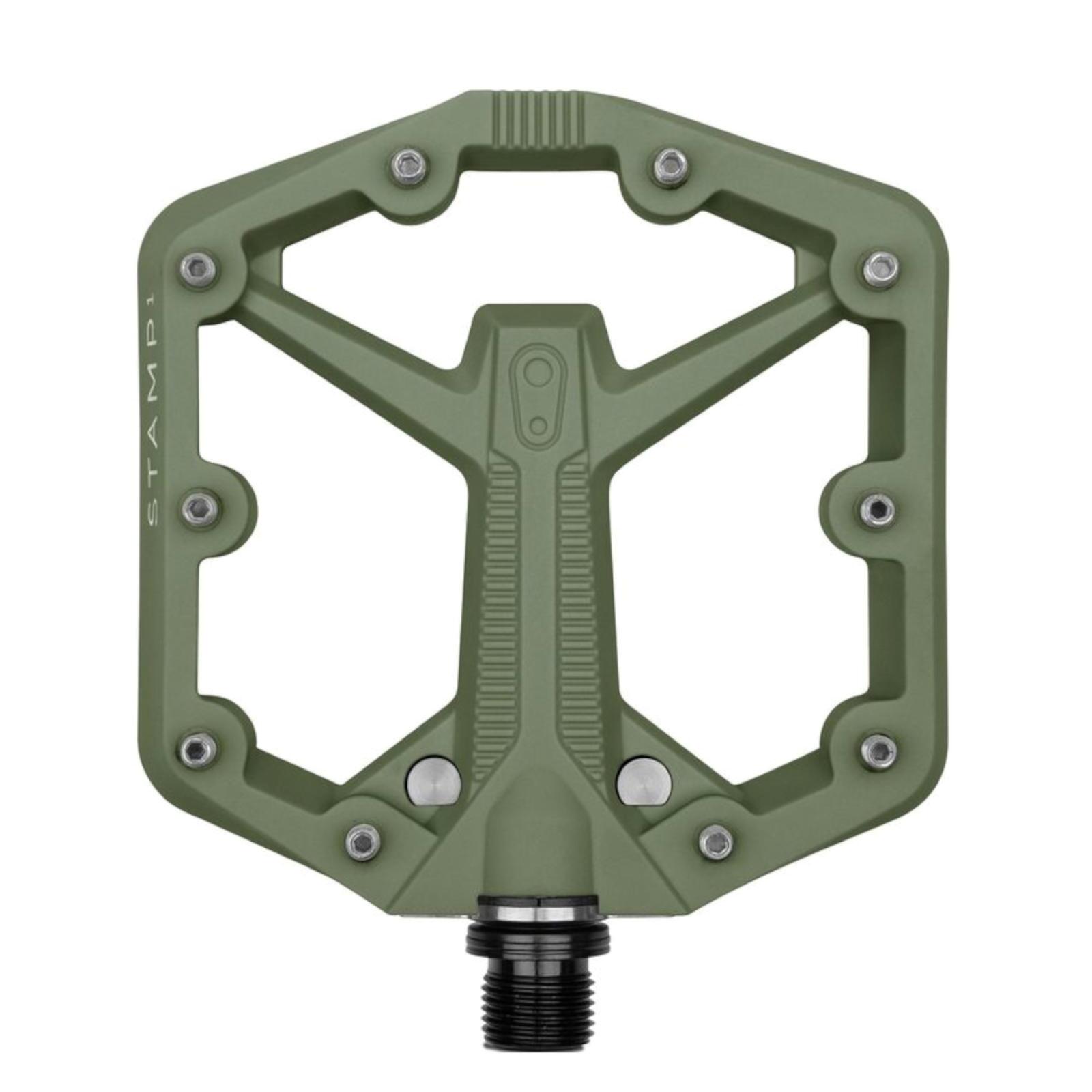 CRANKBROTHERS Pédale de plateforme MTB Stamp 1 Gen 2 Small, verte