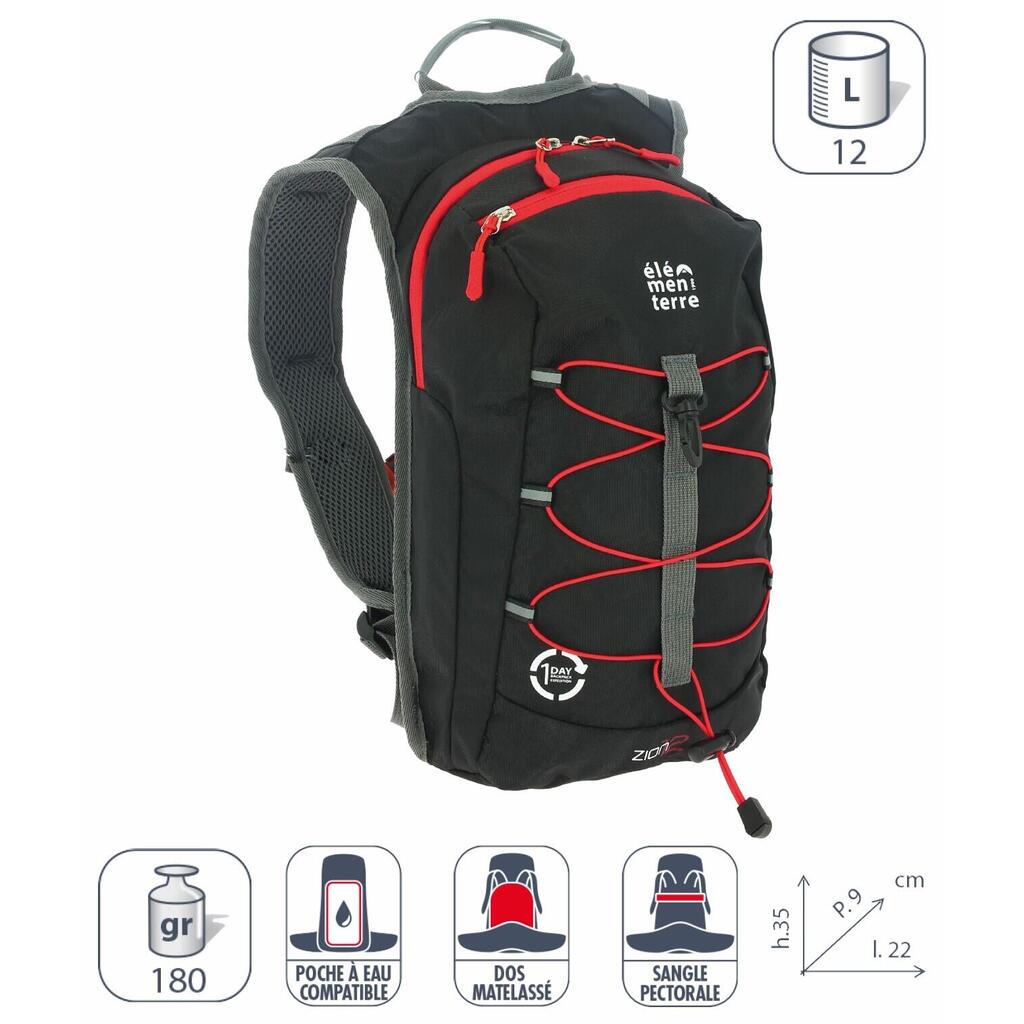 Elementerre zion 12 l backpack