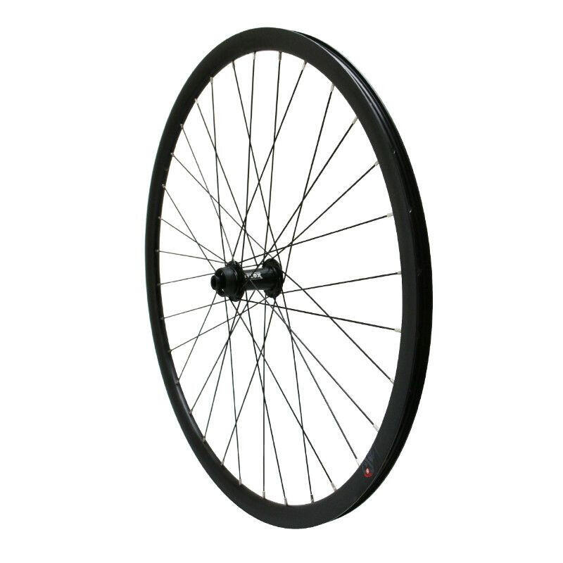 Velox - Roue Gravel Avant Moyeu Roulement Cassette Axe Traversant Jante Rayons Acier Vel - Roue - Noir - 19 - Decathlon