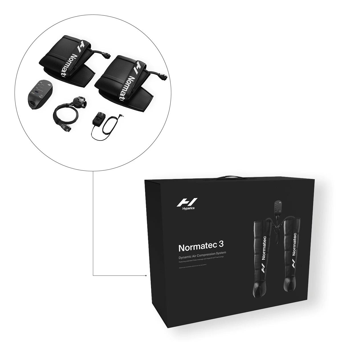 NORMATEC 3.0 LEG RECOVERY SYSTEM système de pressothérapie pour les jambes 7/8
