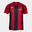 Joma inter iv iv tricou roșu-negru m-sporty & respirabil