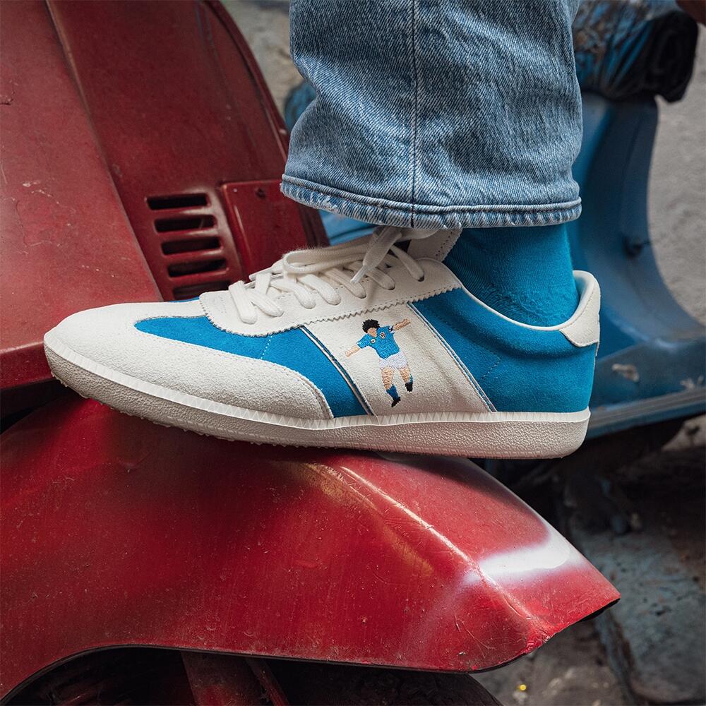 Zapatillas - Hombre - Fútbol - Maradona Napoli - Azul/Blanco 2/7