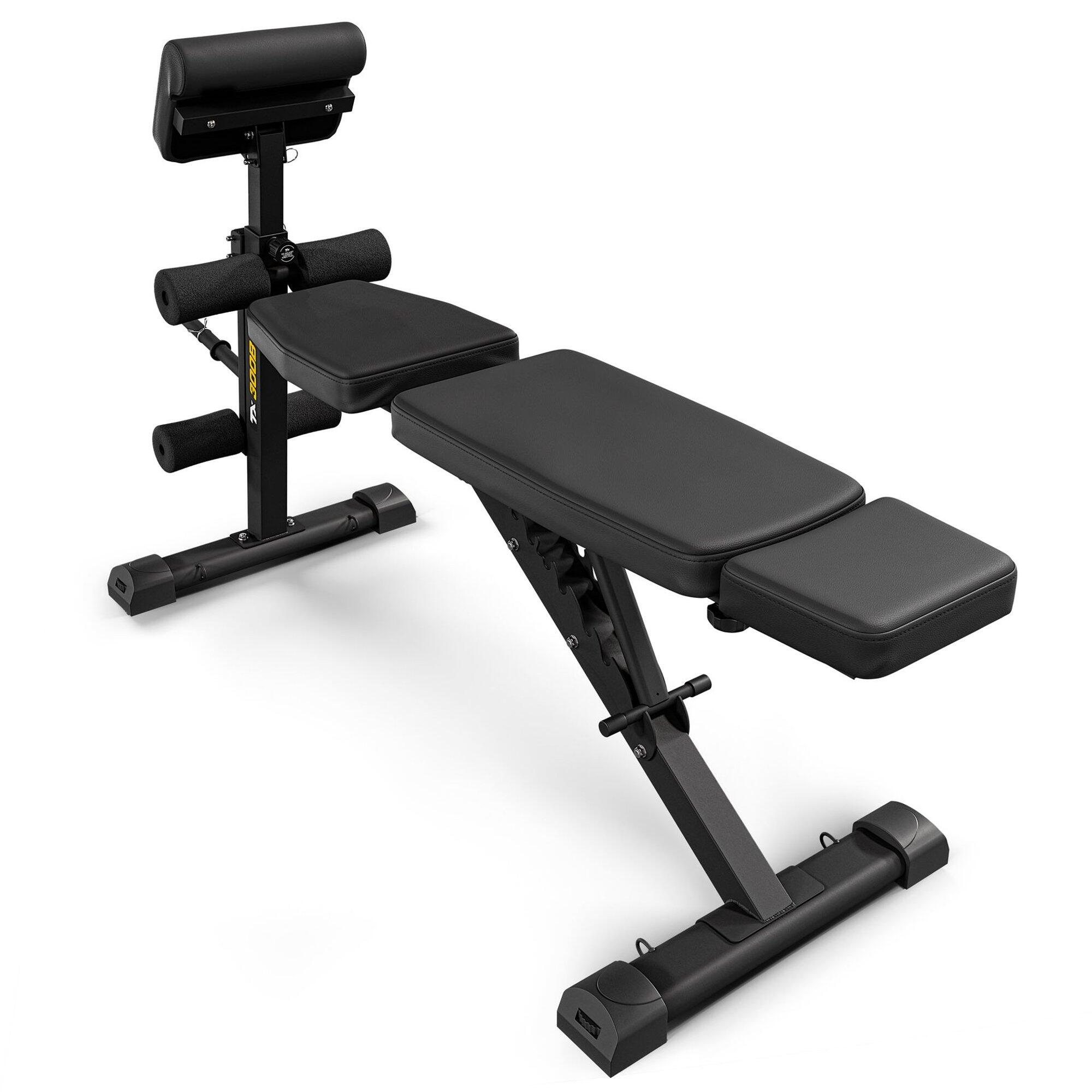 Banc Trex Sport TX-300B avec curl, presse jambes et élastiques 5/7