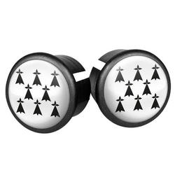 Lot de 2 bouchons de cintre vélo route Velox Doming Bretagne