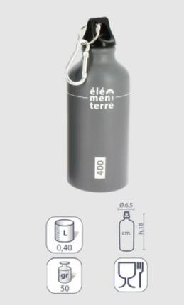 Pear_400 gourde aluminium 400 ml