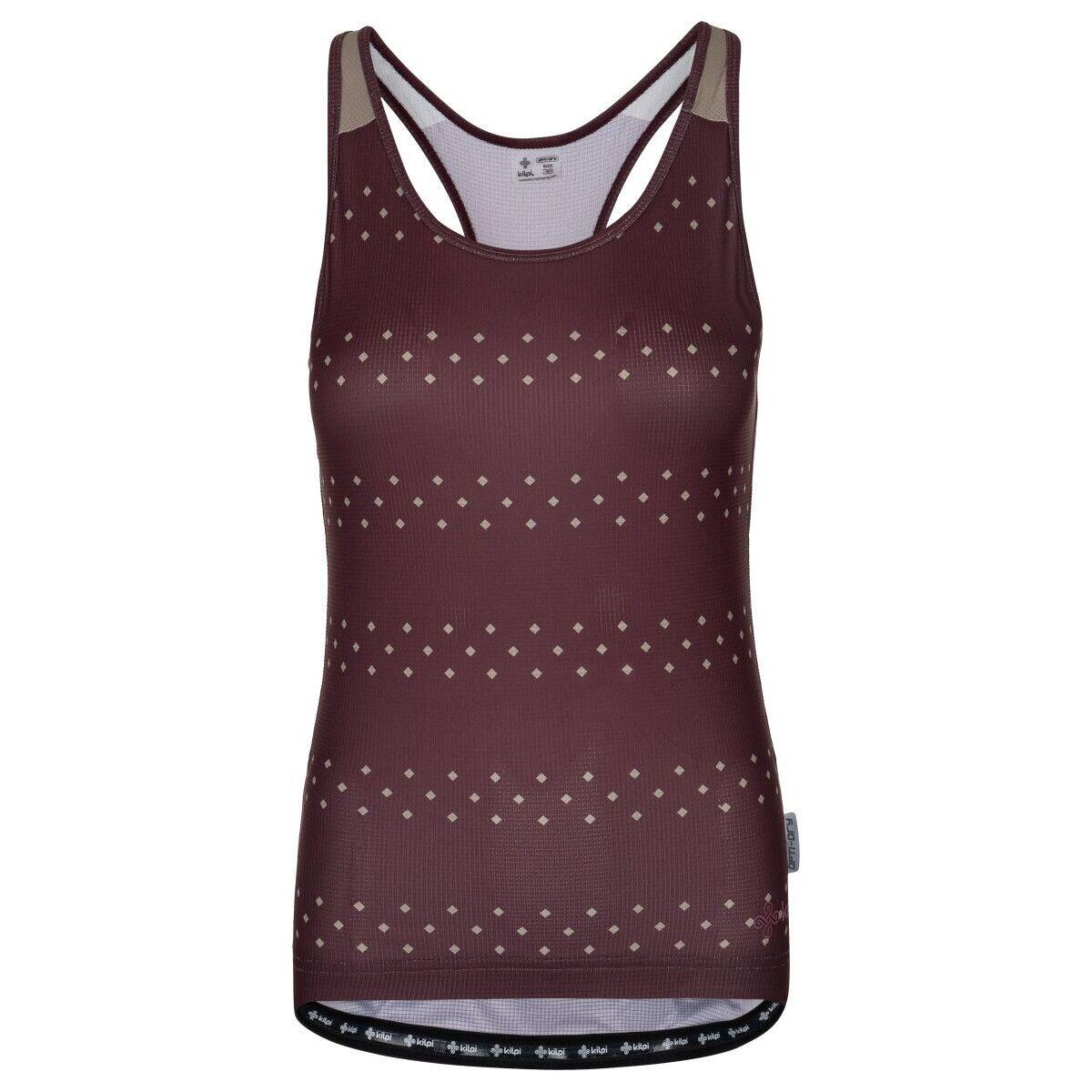 Kilpi - Débardeur Femme Kilpi Vai - Maillot Sans Manche - Bordeaux|rouge - 44 L - Decathlon