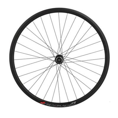 Gravel-Rad hinten Felge Nabe Steckachse Velox 700 Mach1 19 Tub. Ready Shimano RS