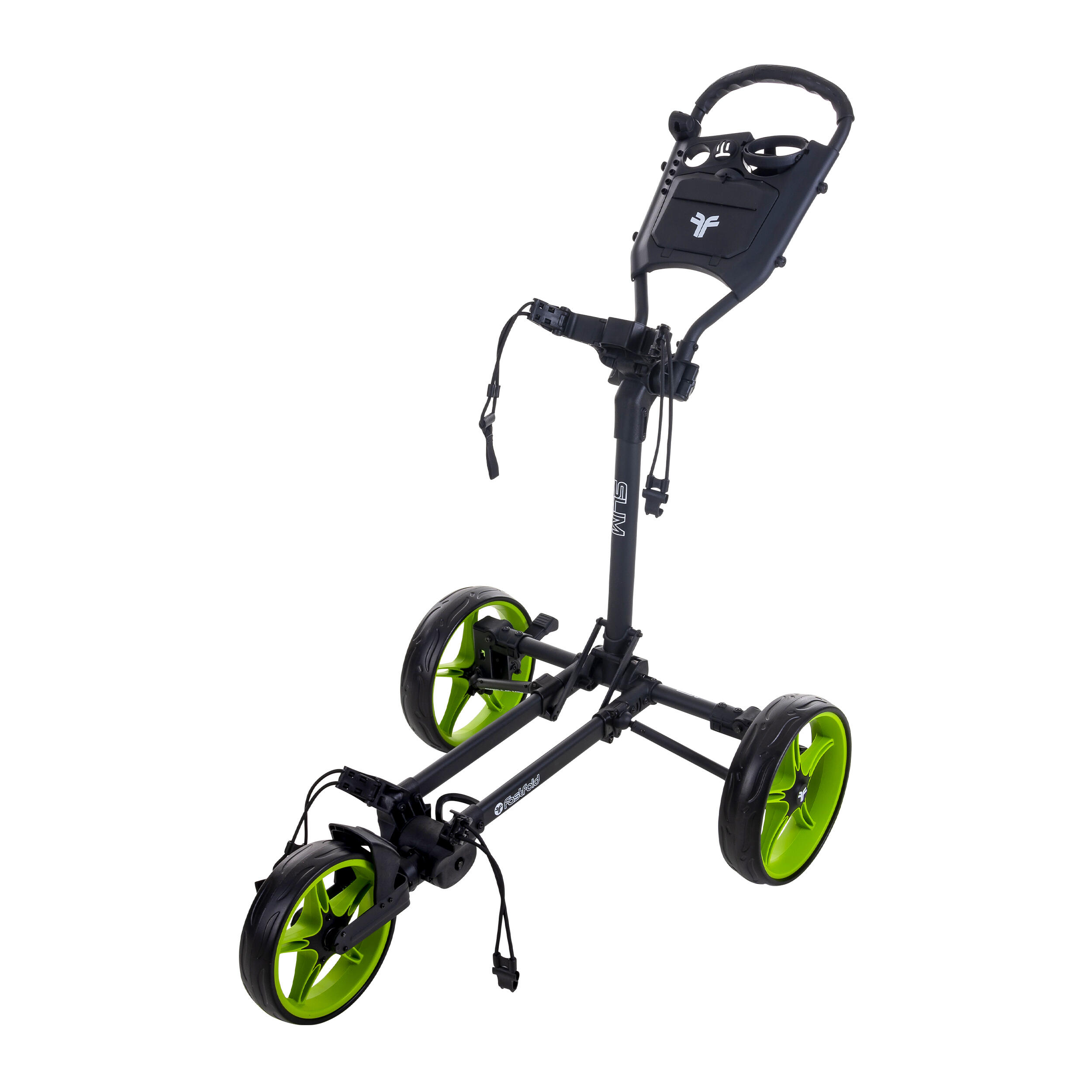 Flat By Fastfold - Chariot De Golf Fast Fold Slim - Chariot De Golf - Gris|vert - Taille Unique - Decathlon