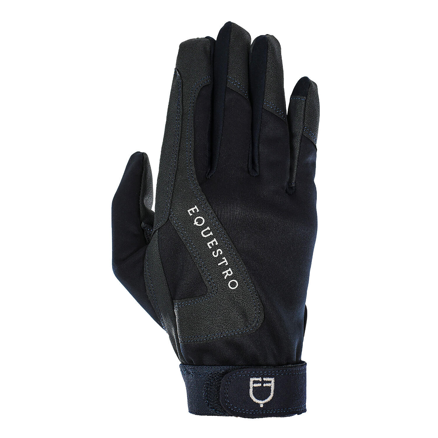 Equestro - Gants D'Équitation En Tissu Technique Avec Doublure Polaire Femme Equestro - Gants - Bleu - 44 L - Decathlon