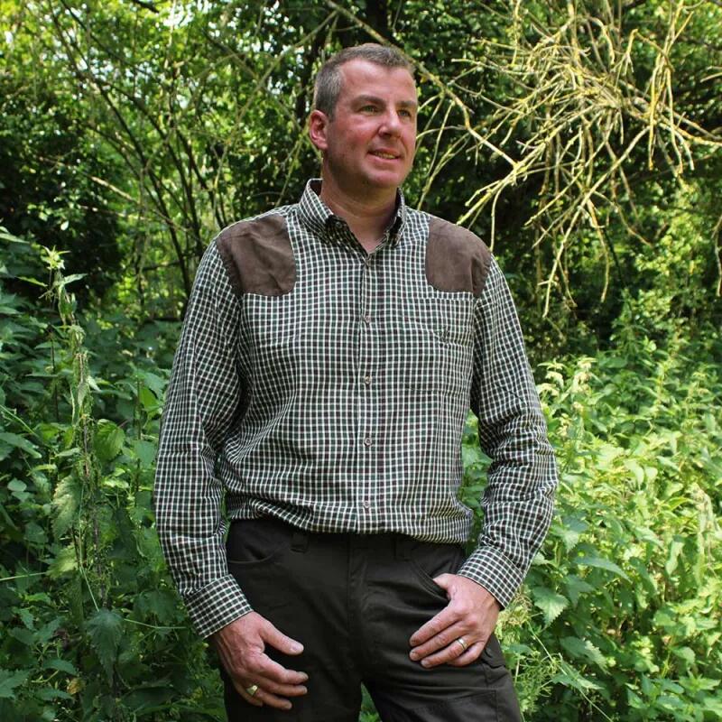 Chemise De Chasse Sologne Percussion Vert-XXXL 5/5