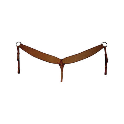 Leren western jachthalsband, soepel en glad lakota