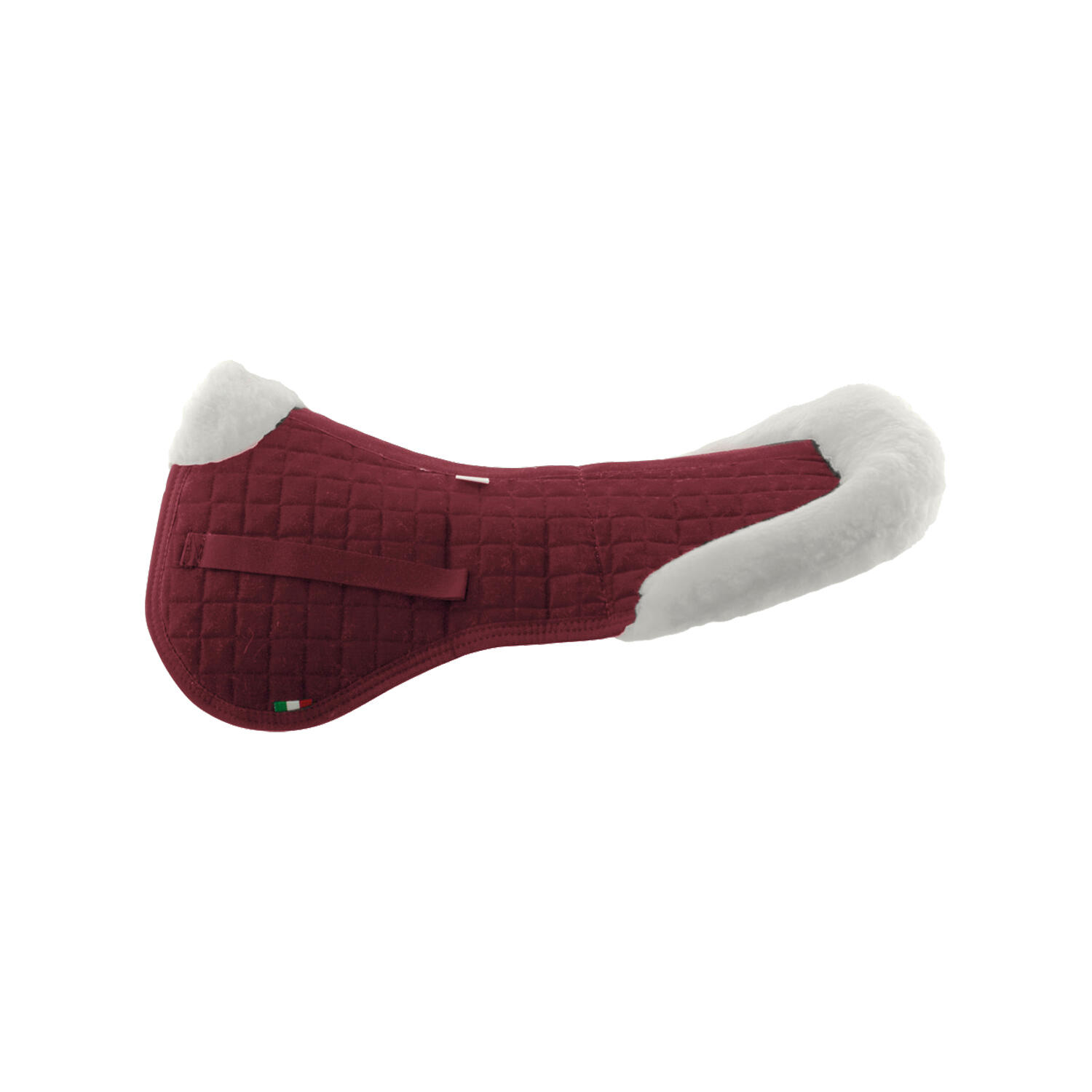 Burioni - Amortisseur Pour Cheval En Coton Et Peau De Mouton Burioni - Amortisseur De Selle D'Équitation - Marron|rouge - No Size - Decathlon