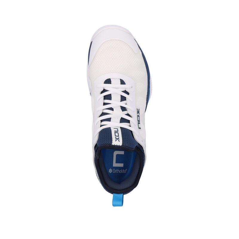 Nox Nerbo White/Blue - pantofi sport low, mărimea 47