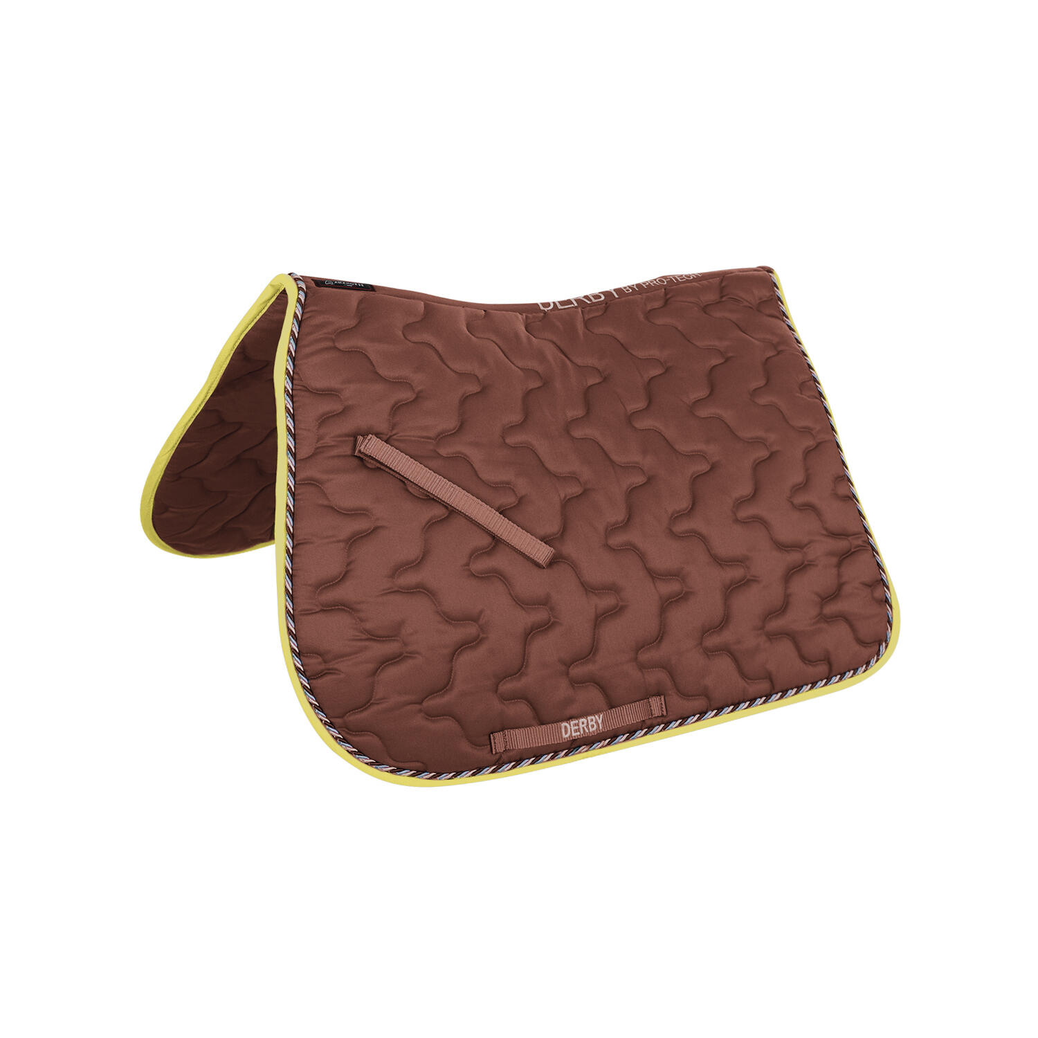 Derby - Tapis De Selle Pour Cheval Derby - Tapis De Selle - Jaune|marron|multicolore - Fs - Decathlon