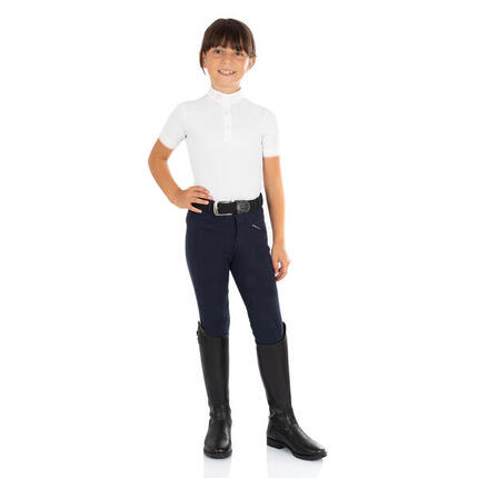 Pantalon d'équitation enfant en tissu technique