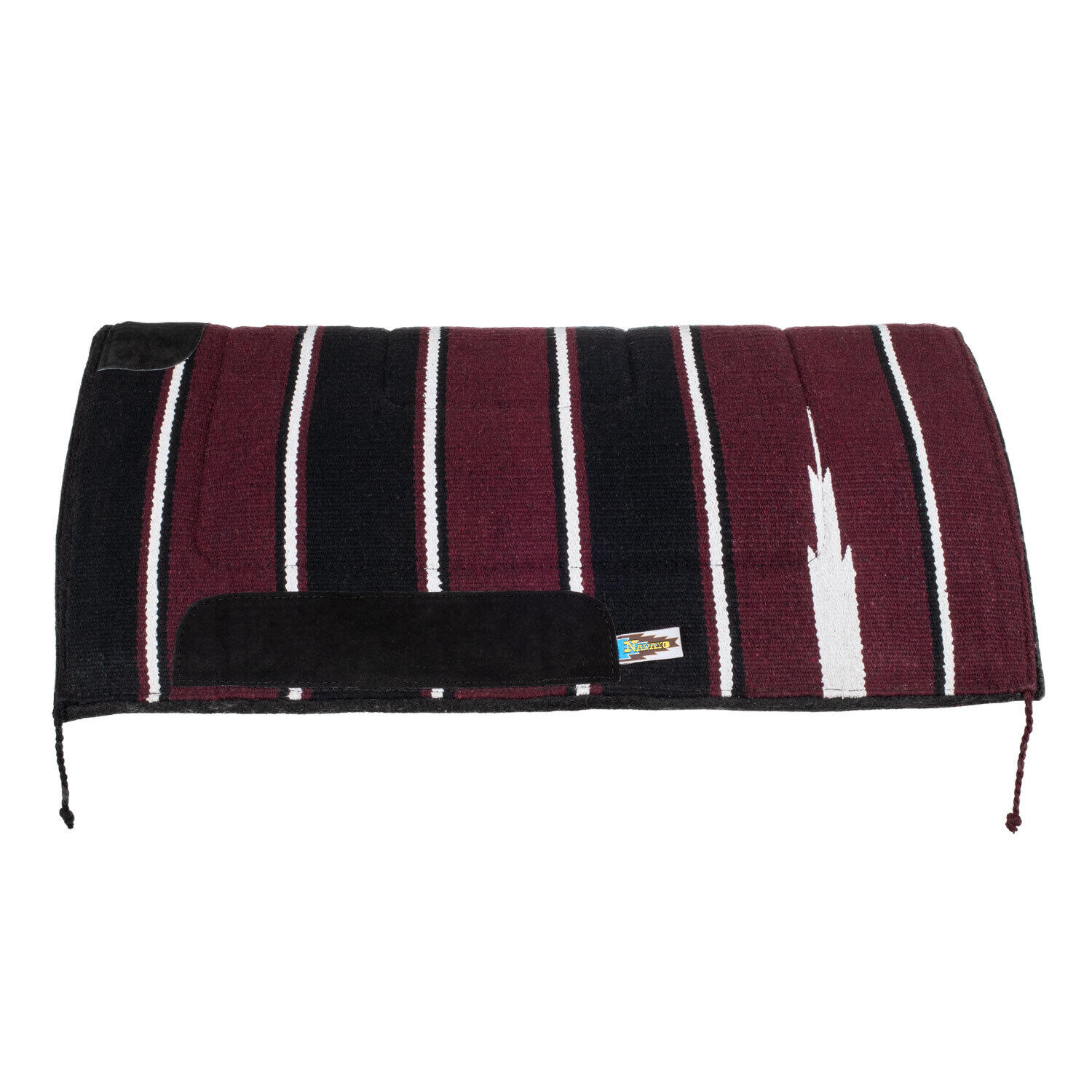 Lakota - Tapis Western Pour Cheval En Feutre Lakota Navajo - Tapis De Selle - Marron|rouge - No Size - Decathlon
