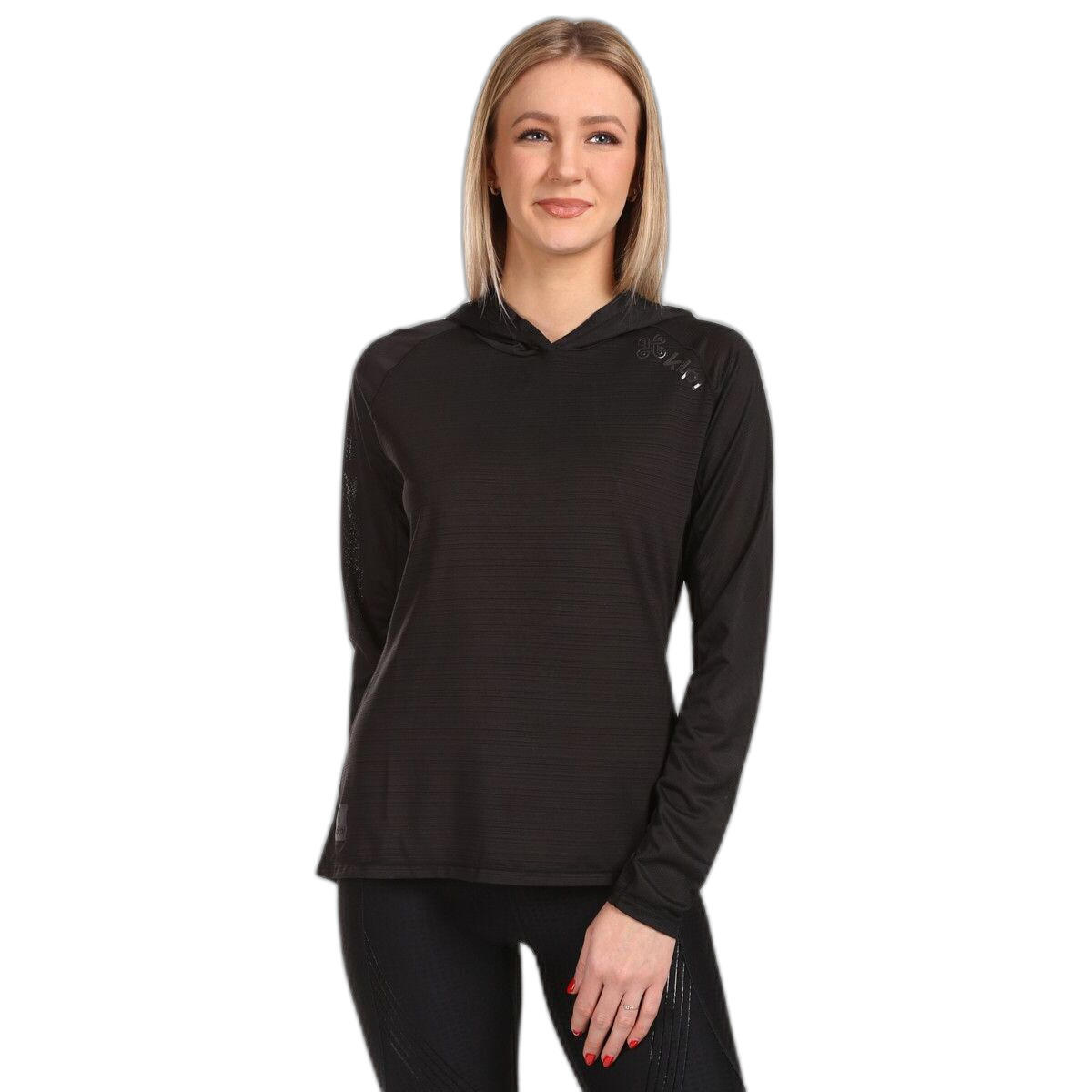 Sudadera running mujer Kilpi Aileen-W negra 3/3