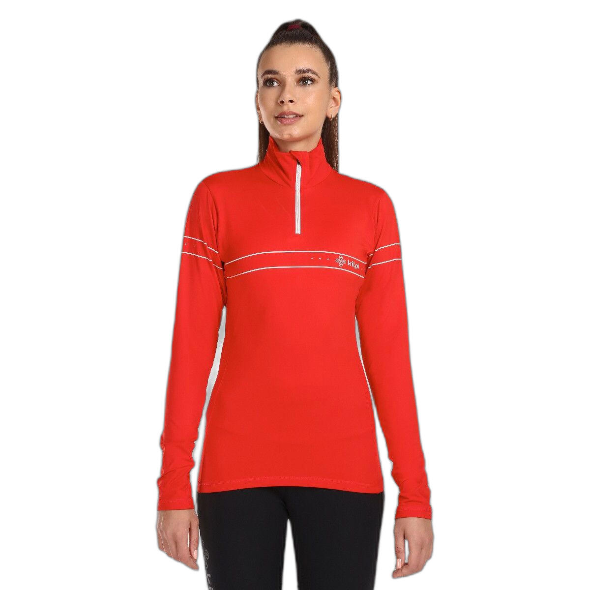 Kilpi - Pull Femme Kilpi Leema - Sous Maillot Manche Longue - Rouge - 40 M - Decathlon