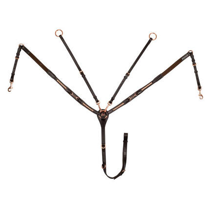 Smycz myśliwska z skórzanym widelcem Supreme