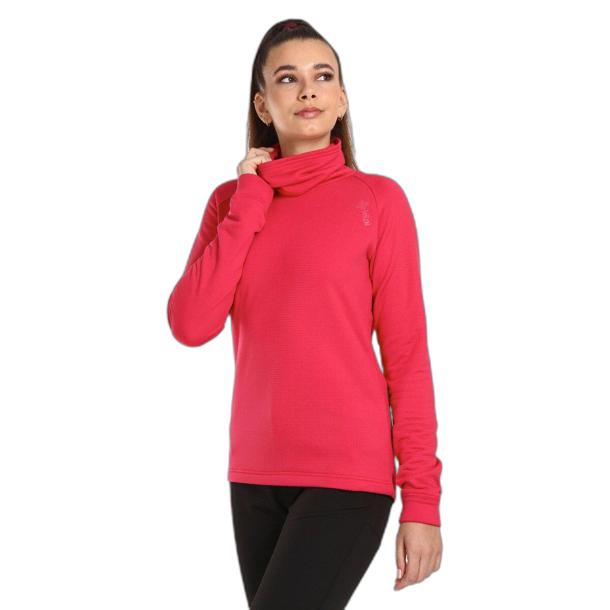 Sudadera polar de montaña y trekking ROLO-W mujer KILPI rosa 2/4