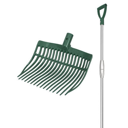 Runde Schaufel + Teleskopschaft aus Aluminium V-Plast