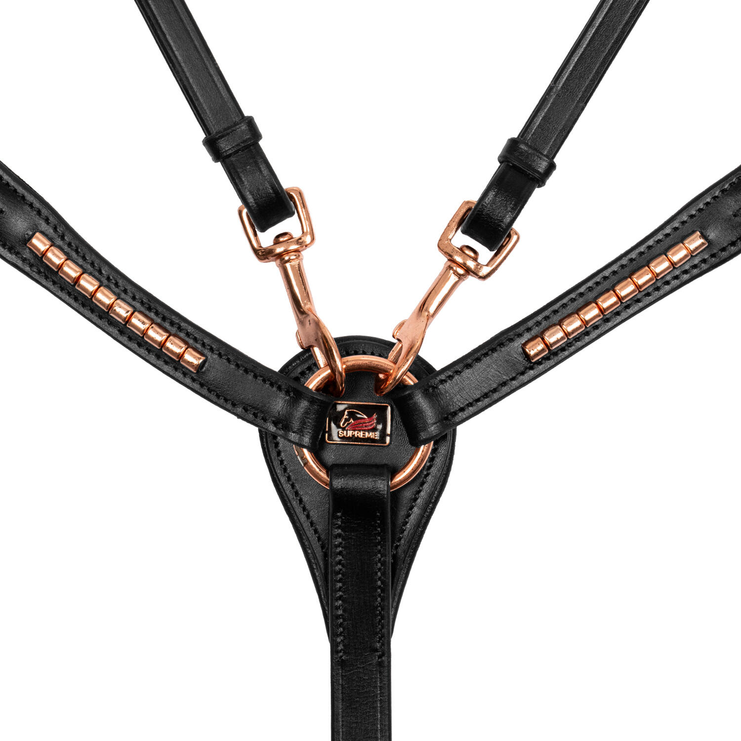 Collar de caza con tenedor de cuero Supreme 2/4