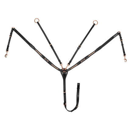 Smycz myśliwska z skórzanym widelcem Supreme