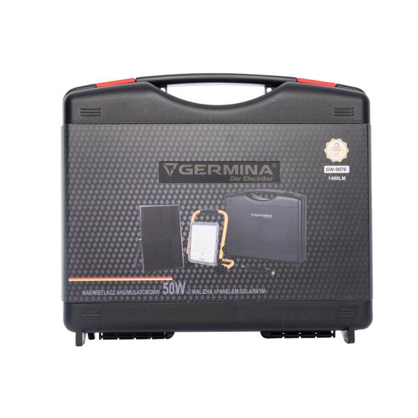 Naświetlacz solarny w walizce 50W 5/7