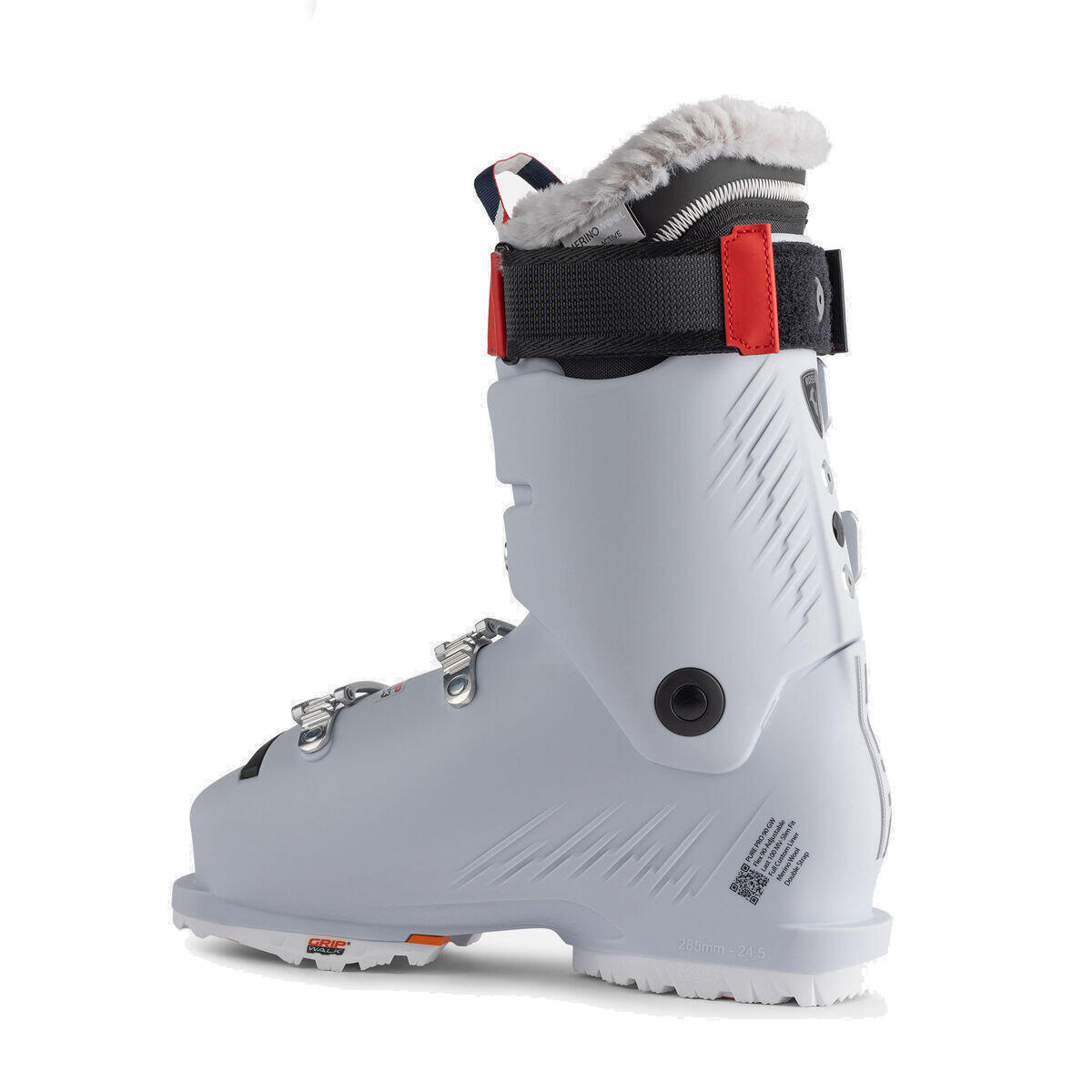 Rossignol Pure Pro 90 GW Botas De Ski Mulher - 25.5 - Snow Grey 3/7