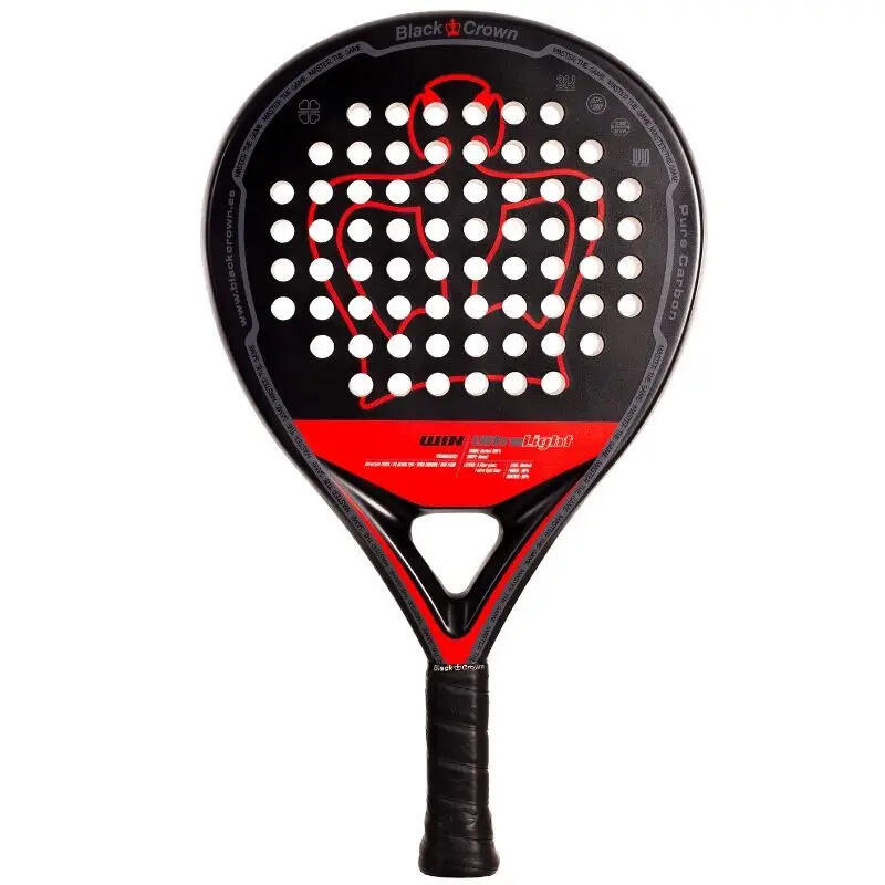 Black Crown - Raquette De Padel Black Crown Win Ultra Light 2025 - Raquette De Padel - Noir|rouge - No Size - Decathlon