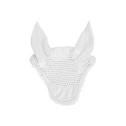 Bonnet poney en coton avec cordon