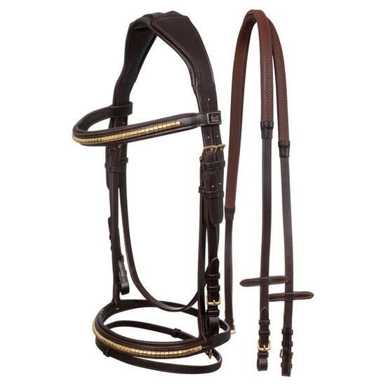 Bridons équitation anatomique pour cheval en caoutchouc Supreme