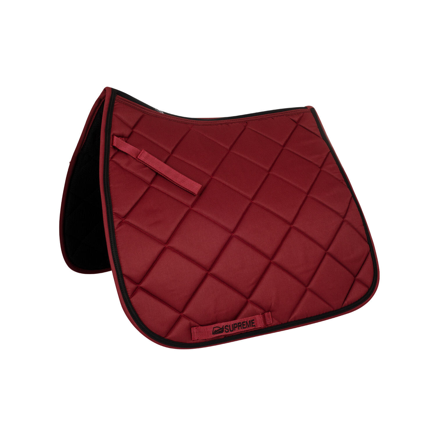 Supreme - Tapis De Dressage Pour Cheval Matelassé Supreme - Tapis De Selle - Noir|rouge - No Size - Decathlon