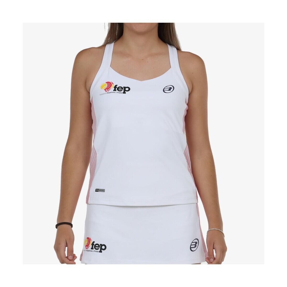 Bullpadel - Débardeur Femme Bullpadel Exima - T-shirt Manches Courtes - Blanc - Xs A L - Decathlon